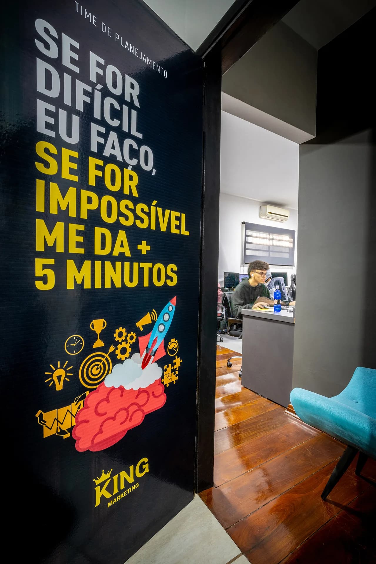 Entrada do escritório